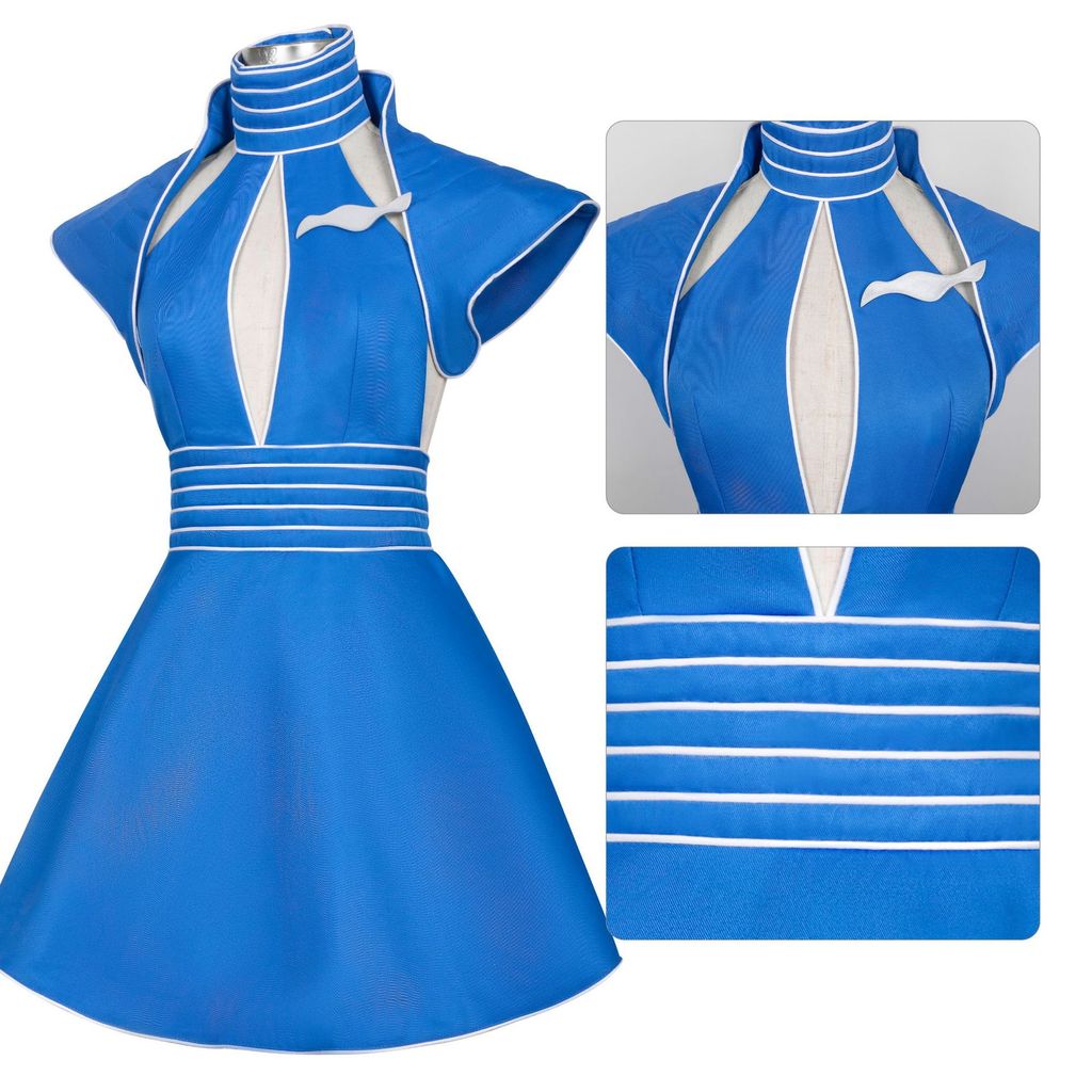Britney Spears Cosplay Costume Starlet Flight Attendant Uniform For Halloween Party