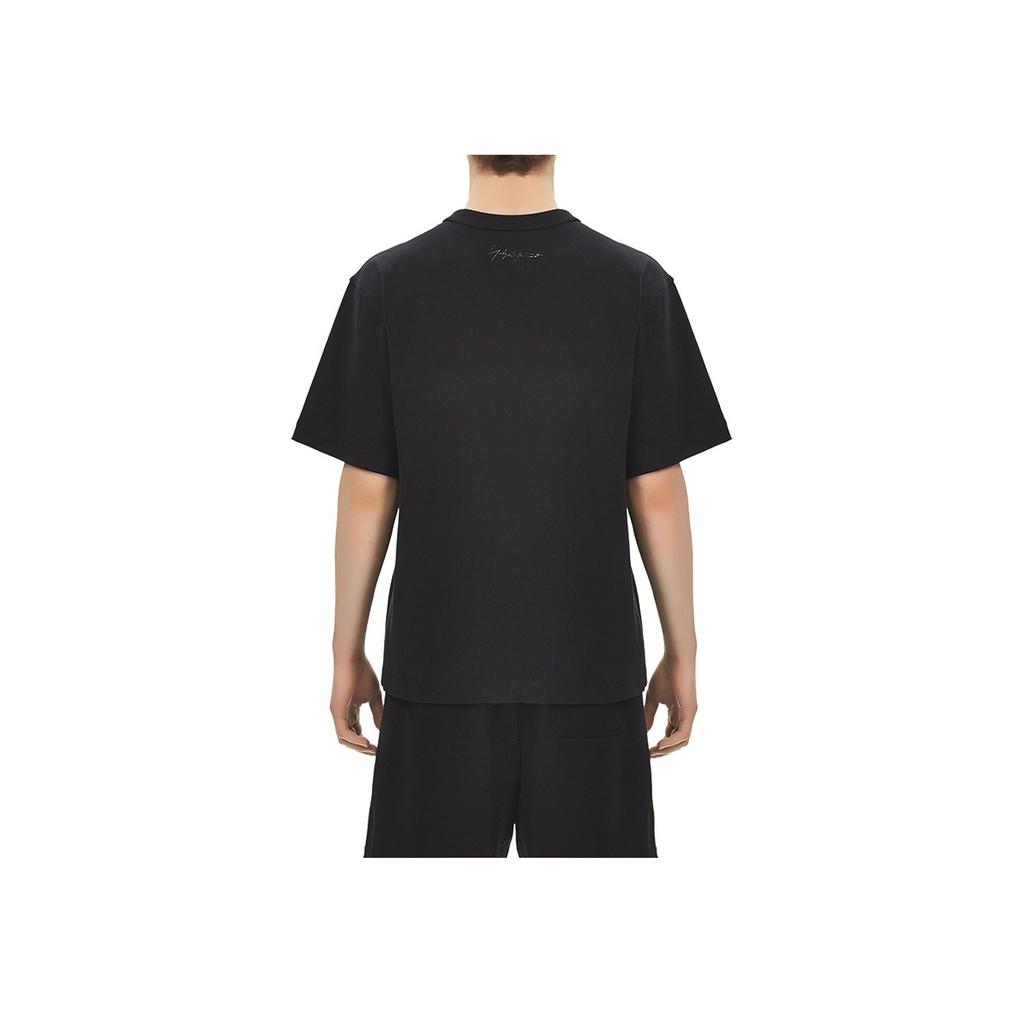 Y-3 Logo Casual Short Sleeve T-Shirt Men Tops Black FP8696