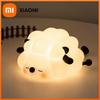 Simpatiche Luci Notturne in Silicone Pecora Cartone Animato Lampada da Camera da Letto per Decorazione Stanza dei Bambini Ricaricabile Temporizzata Dimmerabile Luce Notturna per Dormire