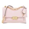 Michael Kors Mk Cece Classic Solid Color Vintage Chain Gold Buckle Flap Polyester Crossbody Shoulder Bag Medium Women Bags 35F2G0EF8O-POWDER-BLUSH