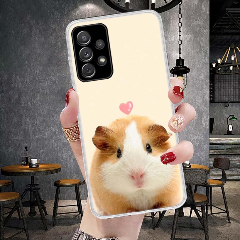 Cute Lovely Pet Hamster Soft Phone Case For Samsung Galaxy S22 S23 S24 S25 Edge S26 Ultra S20 FE S21 Plus + Fundas Coque Galaxy