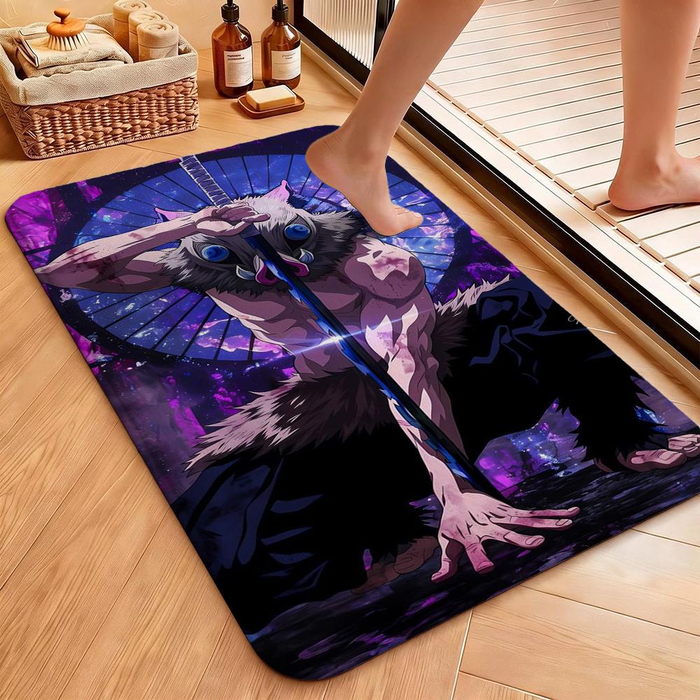 Demon Slayer Guardians Humanity Patterned Rug Allseason Carpet For Bedroom Kitchen Bathroom Home Decor Memorial Gift