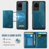 For Samsung Galaxy S20 Ultra Magnetic Case CASEME ME80 Series Leather PC TPU Phone Cover with Detachable Wallet