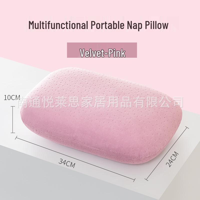 Portable Memory Foam Nap Pillow for Adults and Kids