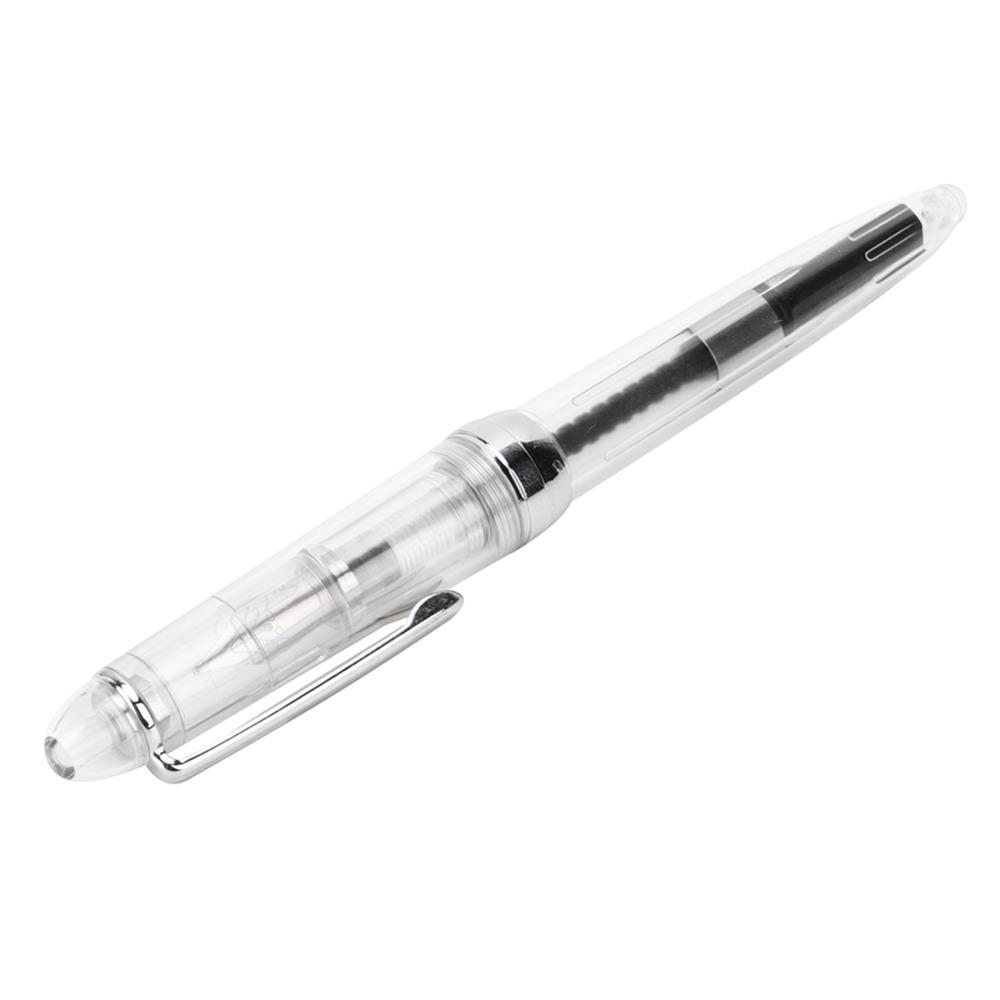 Iridium Nib Fountain Pen Transparent Ink Pen Stationery Writing Pen Writing Instrument