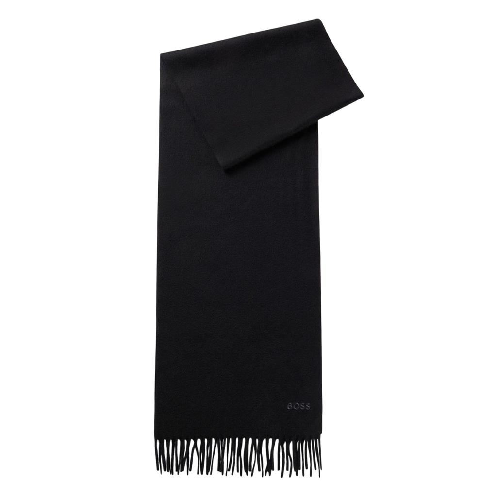 Boss Mens Embroidered Logo Scarf