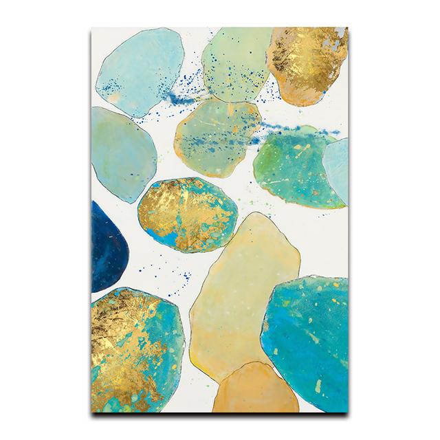 

Цветные абстрактные камни, настенная художественная картина, холст, картина, печать плакатов, настенные художественные фотографии, украшение для гостиной 21*30cm