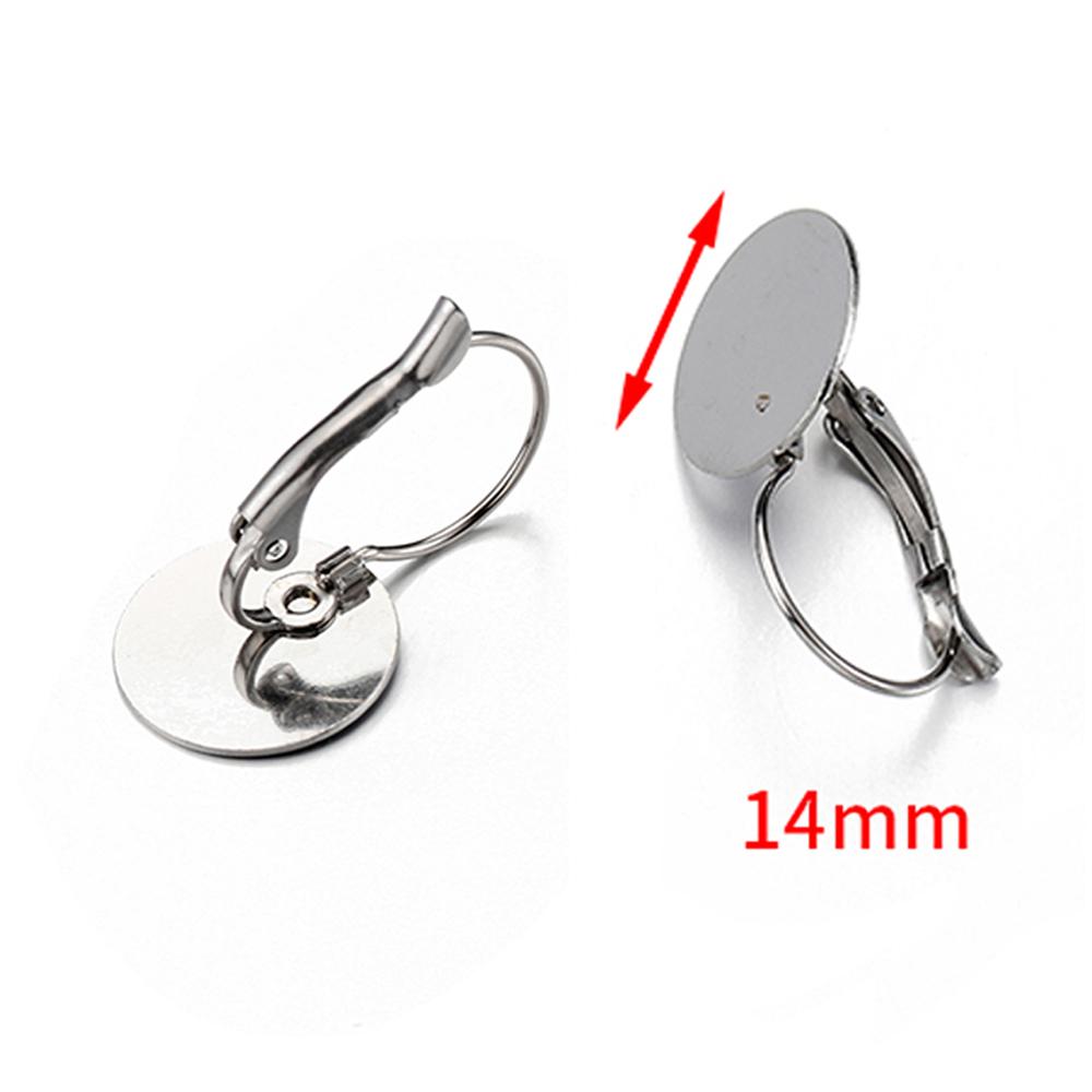 20pcs/10pcs Stainless Steel French Earrings Base Lever Back Ear Wire Hoop Open Loop Earring Hooks for Jewelry Making DIY