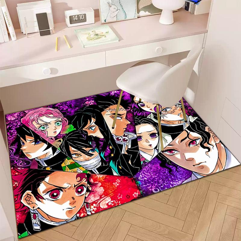 Japanese manga artist Koyoharu Gotouge's Demon Slayer carpet is suitable for living room and bedroom doormats office balcony decorative rugs H9
