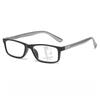 Unisex Square Multifocal Reading Glasses HD Lens Anti Blue Light Far Sight Vintage Eyewear for Men and Women