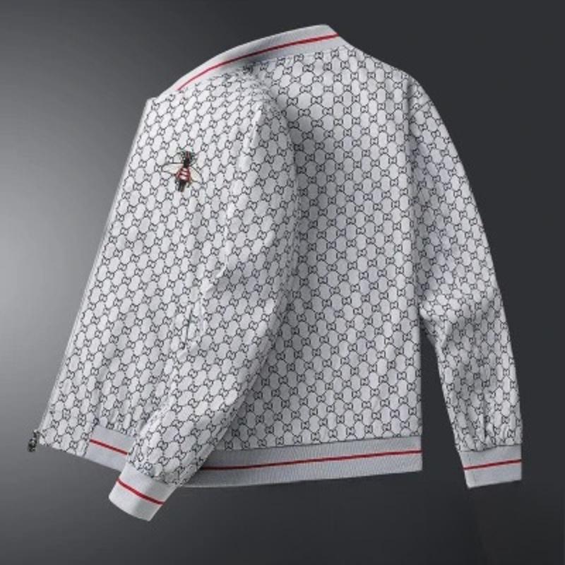 

Men s Jacket Spring and Autumn New Jacket Middle-aged and Young Casual Printed Top M серый