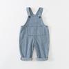 Gestreifte Jeans-Overalls im koreanischen Stil für Babys (Modelljahr 2026) (0-3 Jahre)