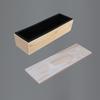 Rectangular Silicone Soap Mold & Wood Box for DIY Cold Process Soap Making (1200g Capacity)