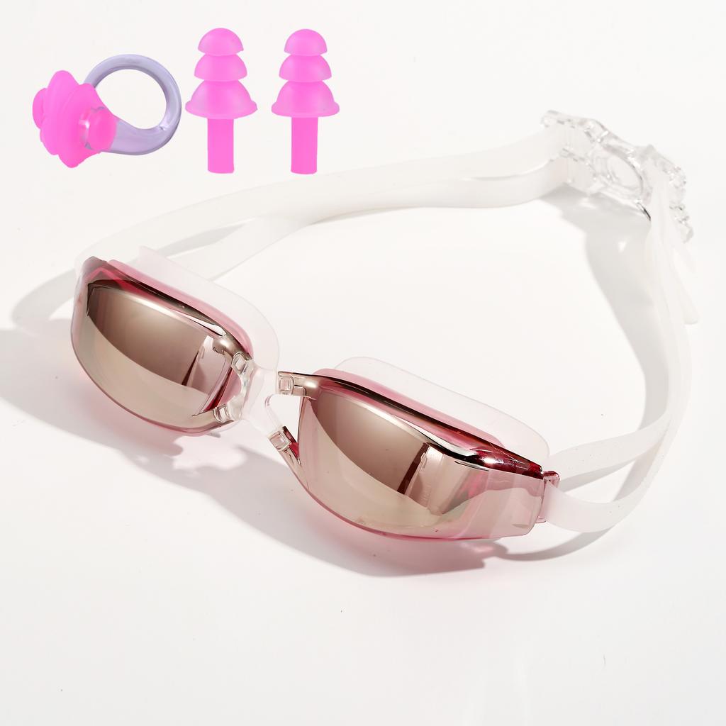 Men's Swimming Goggles Women's Anti-fog UV Prescription Waterproof Silicone Swimming Pool Goggles Adult Diving Goggles