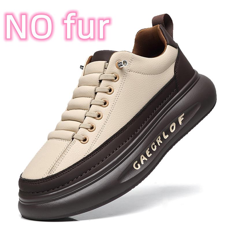 Fashion New Lace-Up Men's Shoes Men Leather Fashion Outdoor Shoes Thick Bottom Men Casual Shoes Luxury Brand Mens Comfortable Sneakers