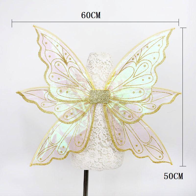 Printesa Aripa Zana Desene Animat Fluture Elf Aripi Inger Costum Rochii De Petrecere Decoratiuni Pentru Copii Recuzita de performanta