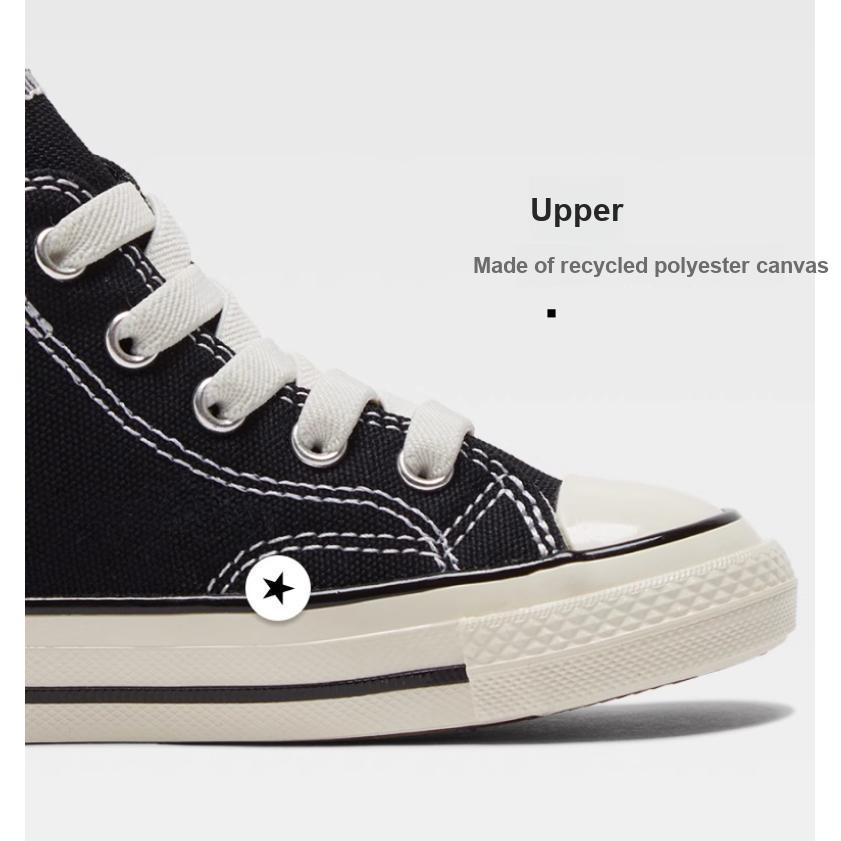 Converse 1970s Classic Canvas High Top Sneakers Baby Sneakers Black 771639C