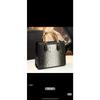 Crocodile Leather Tote Bag Portable Women'S Bag High Sense Middle-Aged Lady Crossbody