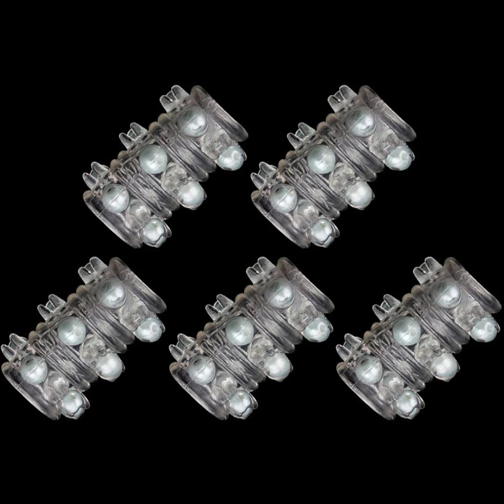 5PCS Cock Sleeves Men'S Ring Cock Ring Sex Toys For Men Delay Ejaculation Sleeve for Penis Male Masturbator Lock Semen Sexy Shop