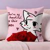 Cute Cat B-Boykisser Pillow Case Pillowcase Ultra Soft Skin Friendly Fabric Cloud Like Comfort & Concealed Zipper