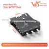 200W Dual Channel Bluetooth 5.0 Audio Amplifier with High/Low Bass Adjustment and Subwoofer Compatibility