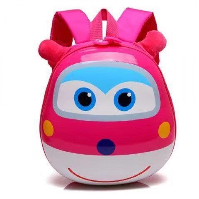 Super Wings Cartoon Animal Backpack for Kids - Cute Kindergarten Double Shoulder Bag for Boys & Girls