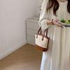 2025 Lato Koreańska Retro Wysokiej Klasy Słomkowa Torba Tote i Torba Podpachowa dla Kobiet
