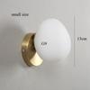 Irregular Shaped Glass Wall Lamp Nordic Minimalist Bedside Decor Wall Light Dinosaur Egg Milk White Glass Wall Lamp Ceiling Lamp