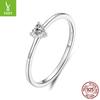 Simple, Exquisite And Small Love Ring Can Be Stacked, Fashionable And Popular S925 Sterling Silver Ring Ring.