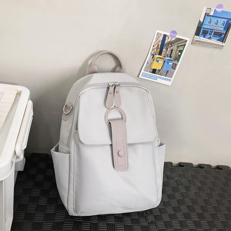 School bag ins fashion travel lightweight backpack Korean version college student class school bag casual versatile backpack