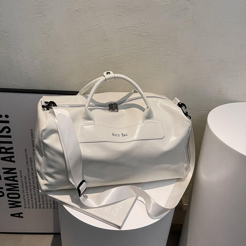 Stylish Pu Leather Waterproof Travel Bag For Men And Women With 36-55l Capacity