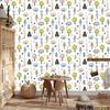 Beautiful Forest Wallpaper In Scandinavian Style for Living Room and Bedroom 50x1000