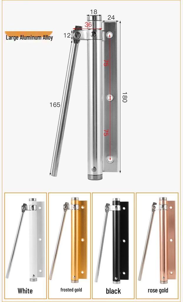 Automatic Door Closer: Anti-Collision Buffer for Wooden, Push-Pull, and Sliding Doors