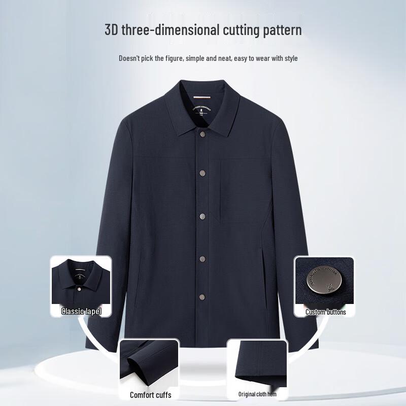 MONTAGUT Men's Spring Windproof Business Casual Jacket