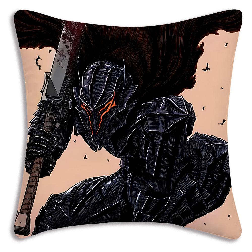 Berserk Pillowcase Pillow Covers Decorative Pillows Room Decorating Items Sofa Cover Modern Home Decoration Anime Cushion Decor