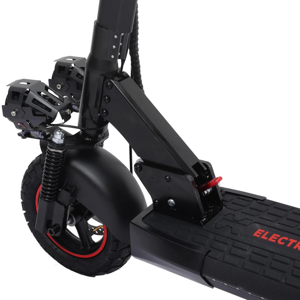 FREEBOY J01 Adult All-Terrain Foldabe Electric Scooter With Seat 48V18Ah Battery 800W Motor 10 Inch Off-Road Tires City EScooter