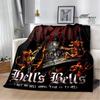 Rocková kapela AC/DC retro potištěná deka Flange hřejivá deka piknikové deky cubre cama throw deka podšívka do postele dárek k narozeninám