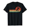 Retro Style Tropical Vintage Sunset Beach Palm Tree T-Shirt Unisex T-Shirt