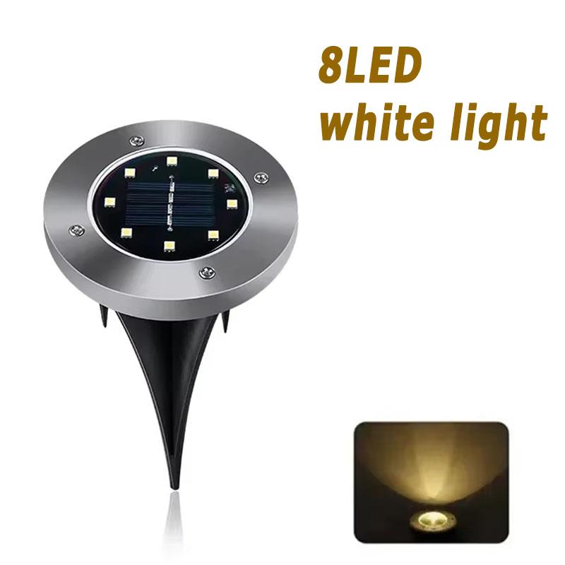 Outdoor Solar Ground Light Waterproof Garden In-ground Pathway Light Solar Landscape Light for Lawn Yard Deck Patio Walkway