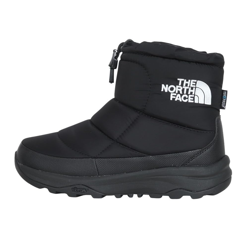The North Face Nuptse Bootie WP Logo Short ARCTIC GRIP TNF Size 9 Black/TNF White,