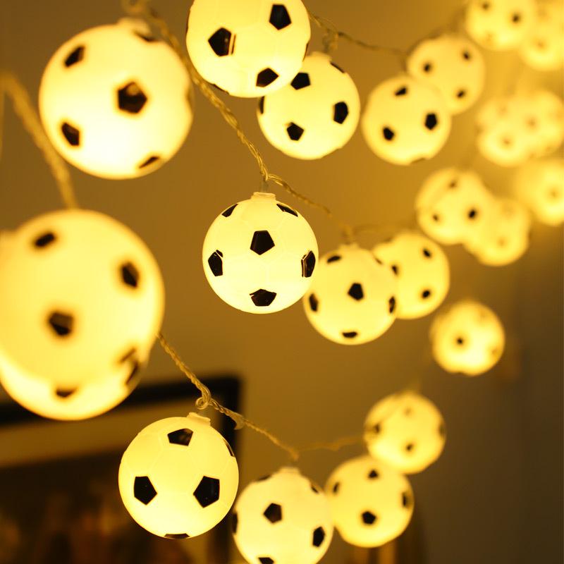 

2022 World Cup Euro Party LED String Lights – Colorful Flashing Dorm Decor 1.5m 10 lights (Battery-powered, Steady)