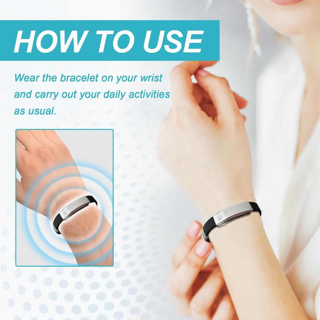 South Moon Ion Bracelet Tummy Thigh Tightening Relief Dizziness Body Discomfort Care Bracelet