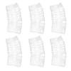100Pcs Disposable Ear Guards Soft Elastic Clear Ear Covers for Bathing Hair Dying Styling Dressing