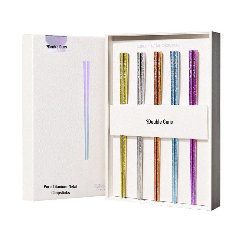 Shuangqiang Pure Titanium Chopsticks