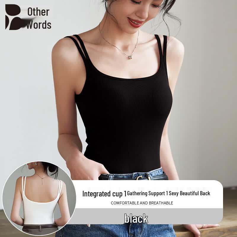

Women s Padded Cami Vest Top L