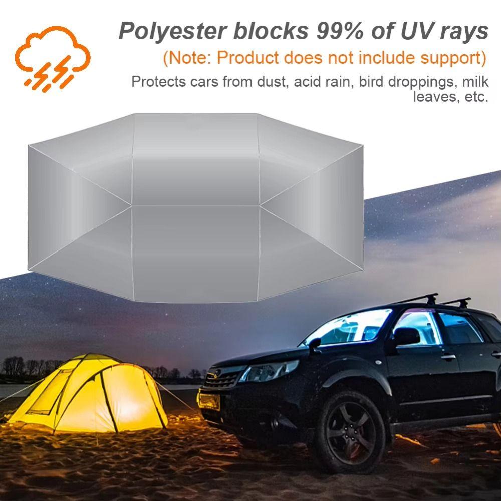 Waterproof Auto Retractable Car Cover Cloth Material Heat Insulation Canopy Outdoor Vehicle