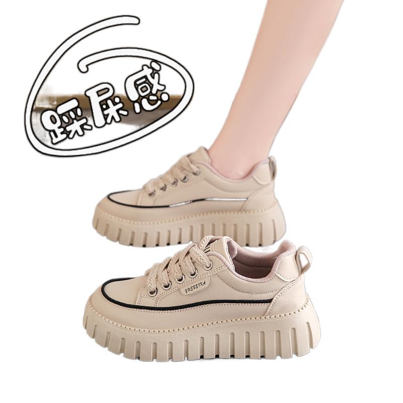 Temperament Thick-soled Shoes Autumn New Muffin Breathable Sports and Casual Shoes Explode