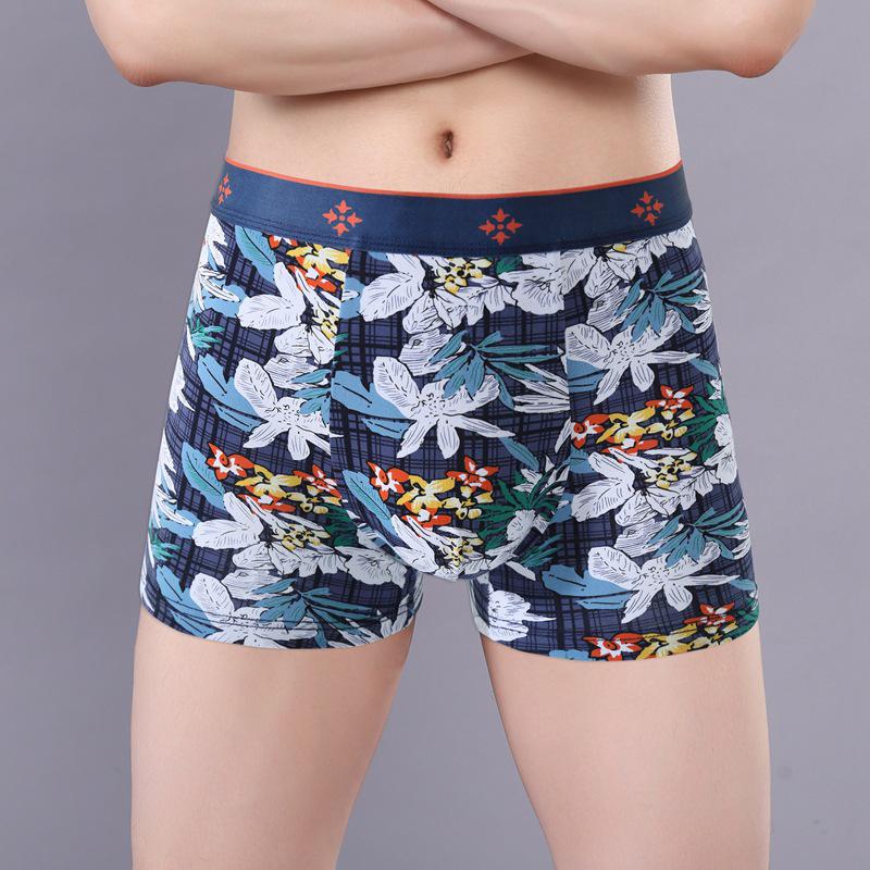 Men's Cotton Boxer Briefs - Big Size, Youthful, Sexy, Sports Style