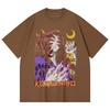 230 Gsm 100% Cotton Demon Slayer V105 Kokushibo Print Unisex Heavy Cotton T Shirt