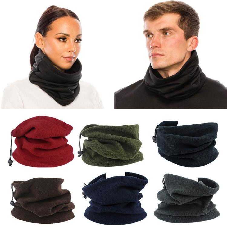 Unisex Polar Fleece Neck Warmer Windproof Winter Gaiter Cold Weather Face Mask
